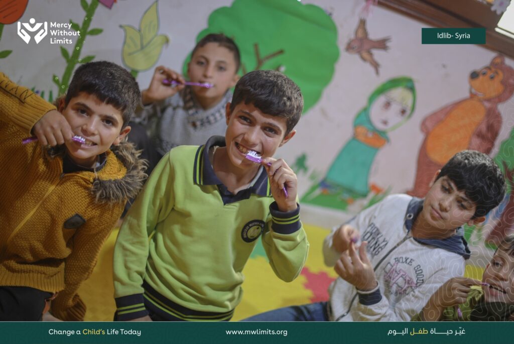 A Day Filled with Valuable Tips on Personal Hygiene for Children at Accelerated Learning Centers in Idlib