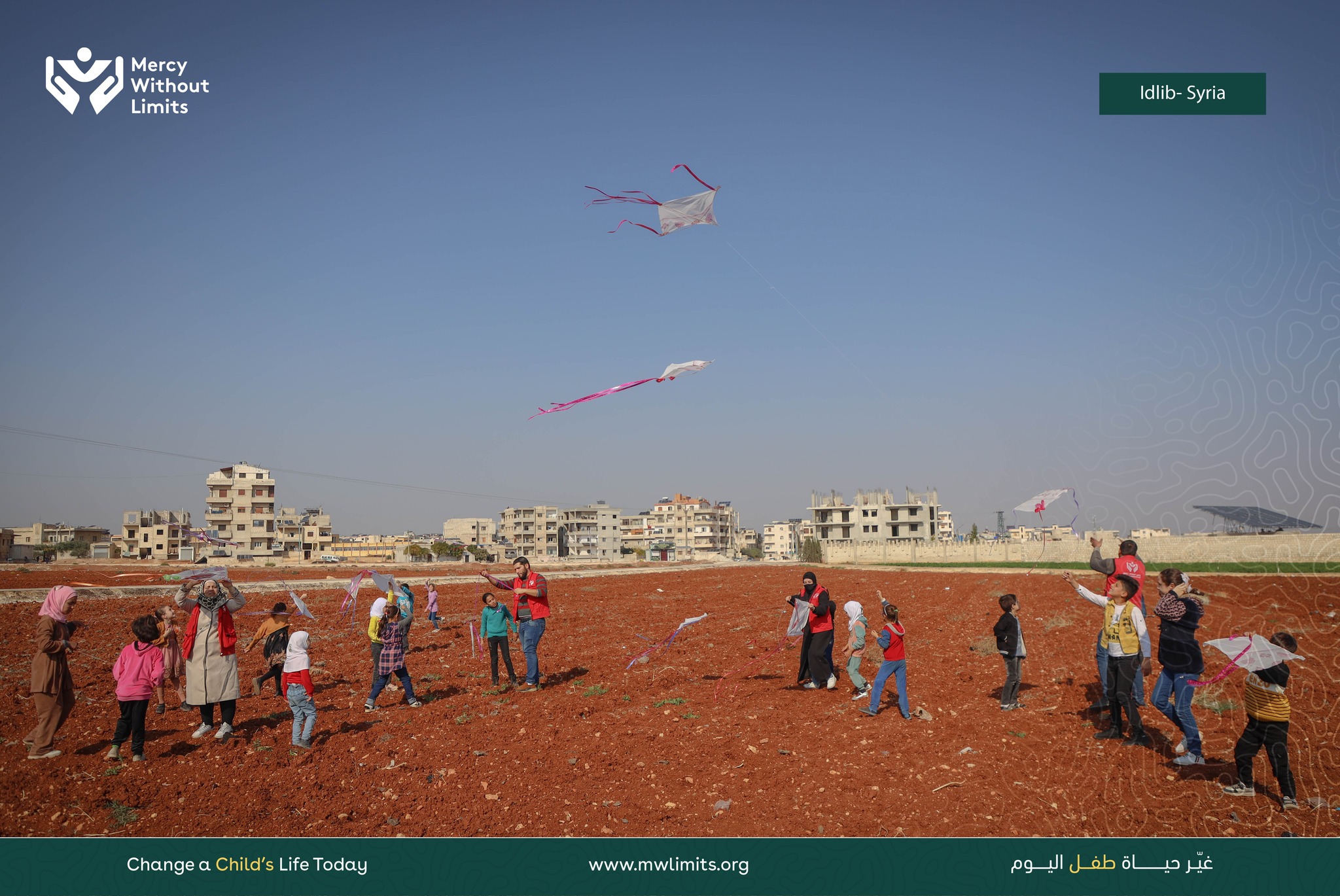 Children Soar with Their Dreams Through the Kite Flying Activity