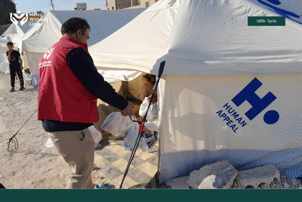 Our Teams Continue Humanitarian Support for Displaced Families in Bardaqli Camps, Idlib